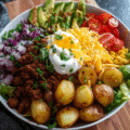 Loaded Potato Taco Bowl