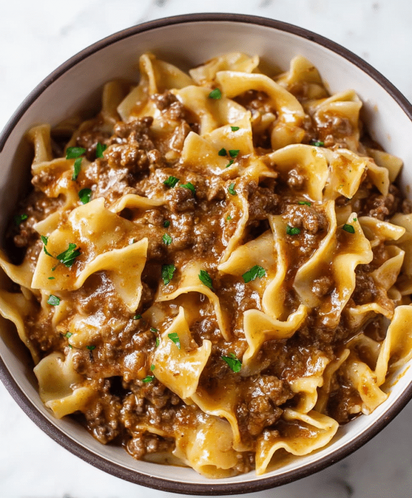 Easy Beef and Noodles Recipe