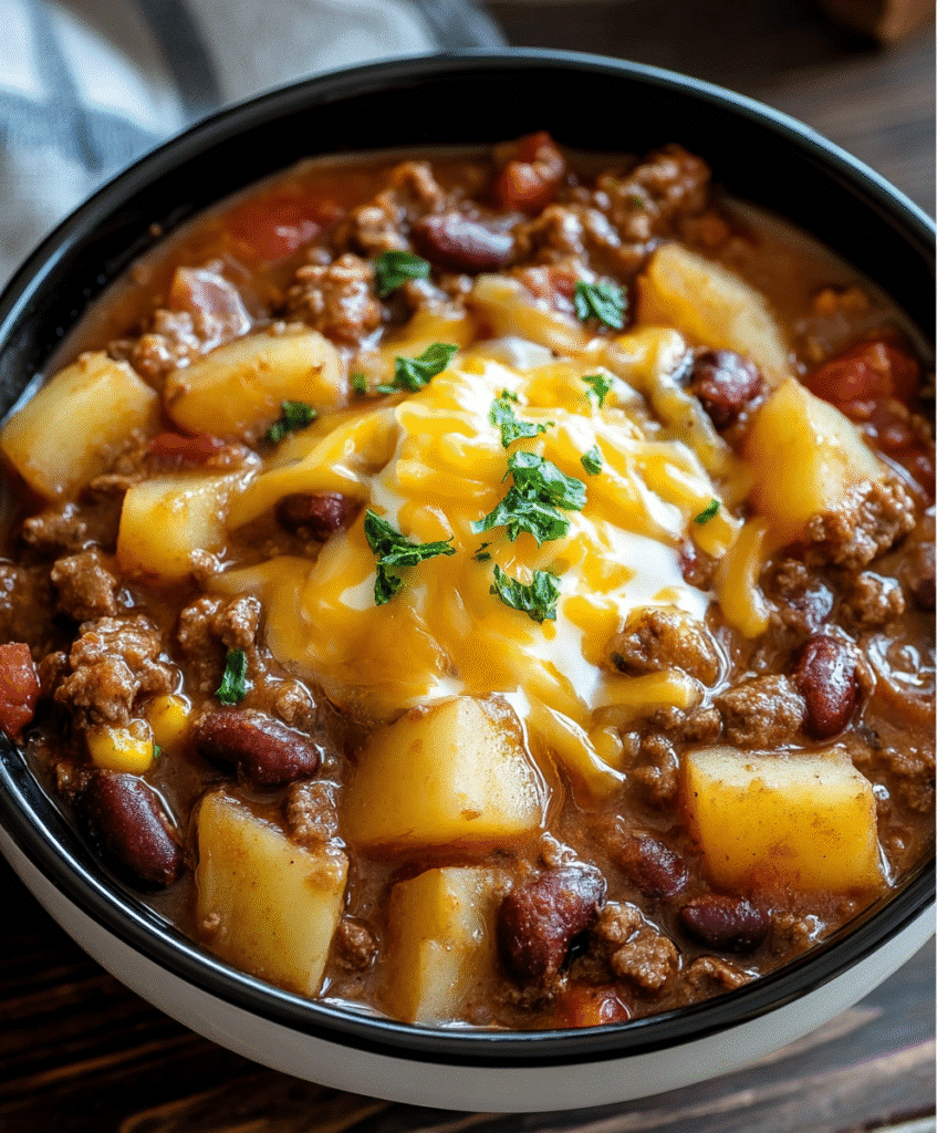 Slow Cooker Cowboy Casserole