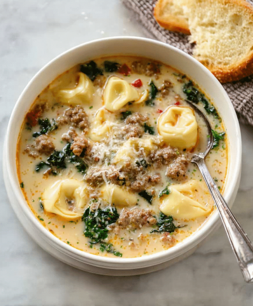 Sausage Tortellini Soup