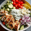 Greek Chicken Bowls: