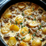Creamy One-Pot Beef and Potato Casserole